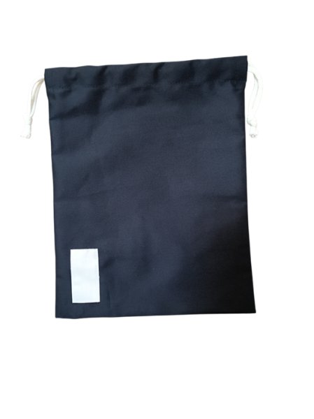 画像4: 靴袋【22×28】紺　りぼん (4)